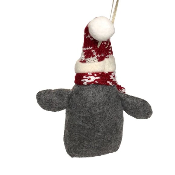 Christmas Ornament Stuffed Animal Plush Penguin Holiday Tree Wreath Decor - Picture 2 of 13